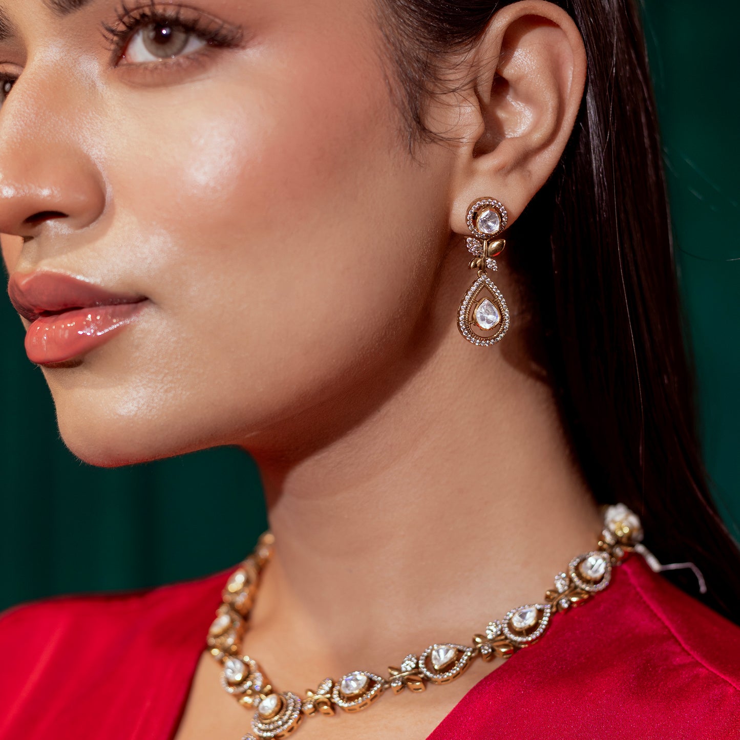 Anamika Polki Stud Earrings