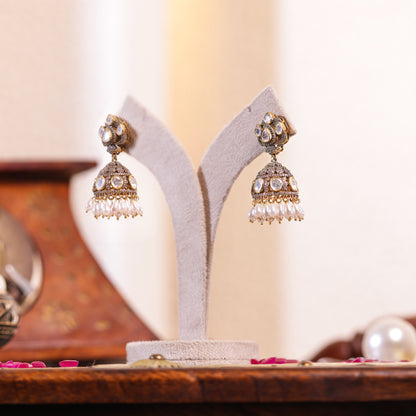 Saanvi Polki Jhumkas