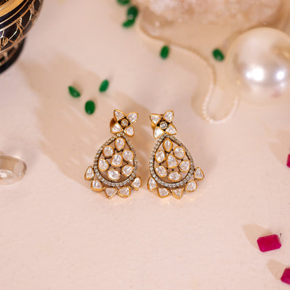 Purnima Polki Stud Earrings