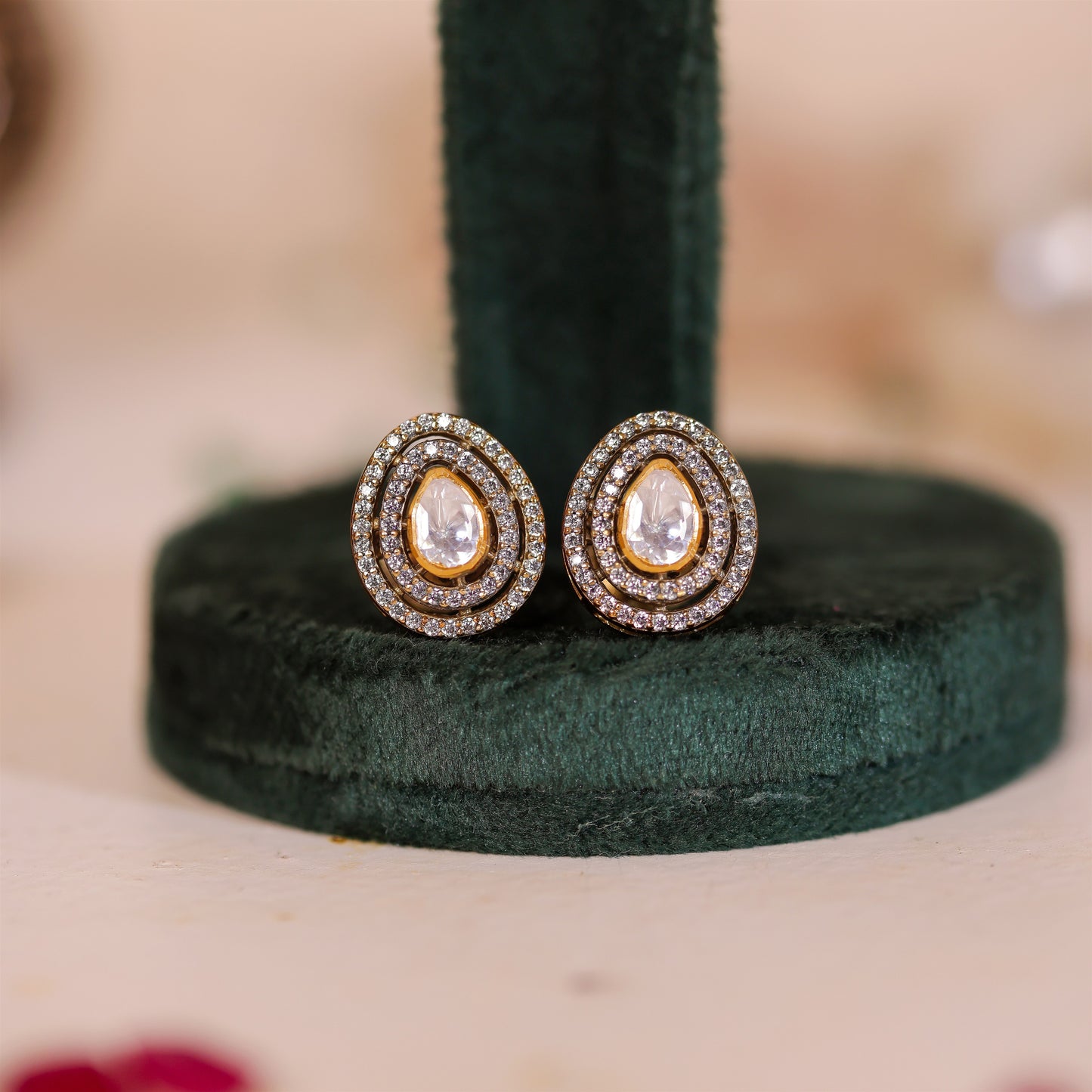 Chintani Polki Stud Earrings