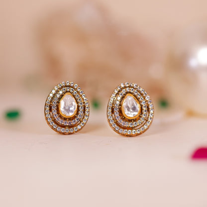 Chintani Polki Stud Earrings