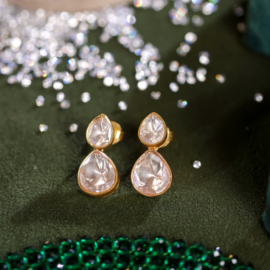 Pratyusha Polki Stud Earrings