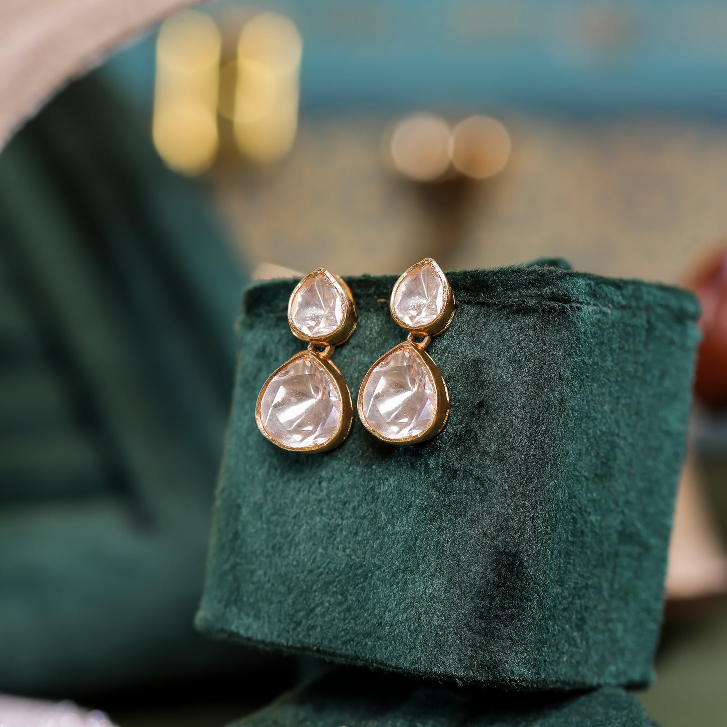 Pratyusha Polki Stud Earrings