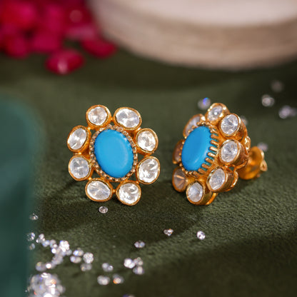 Aeshana Polki Stud Earrings