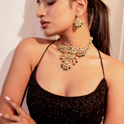 Shankavi Polki Necklace Set