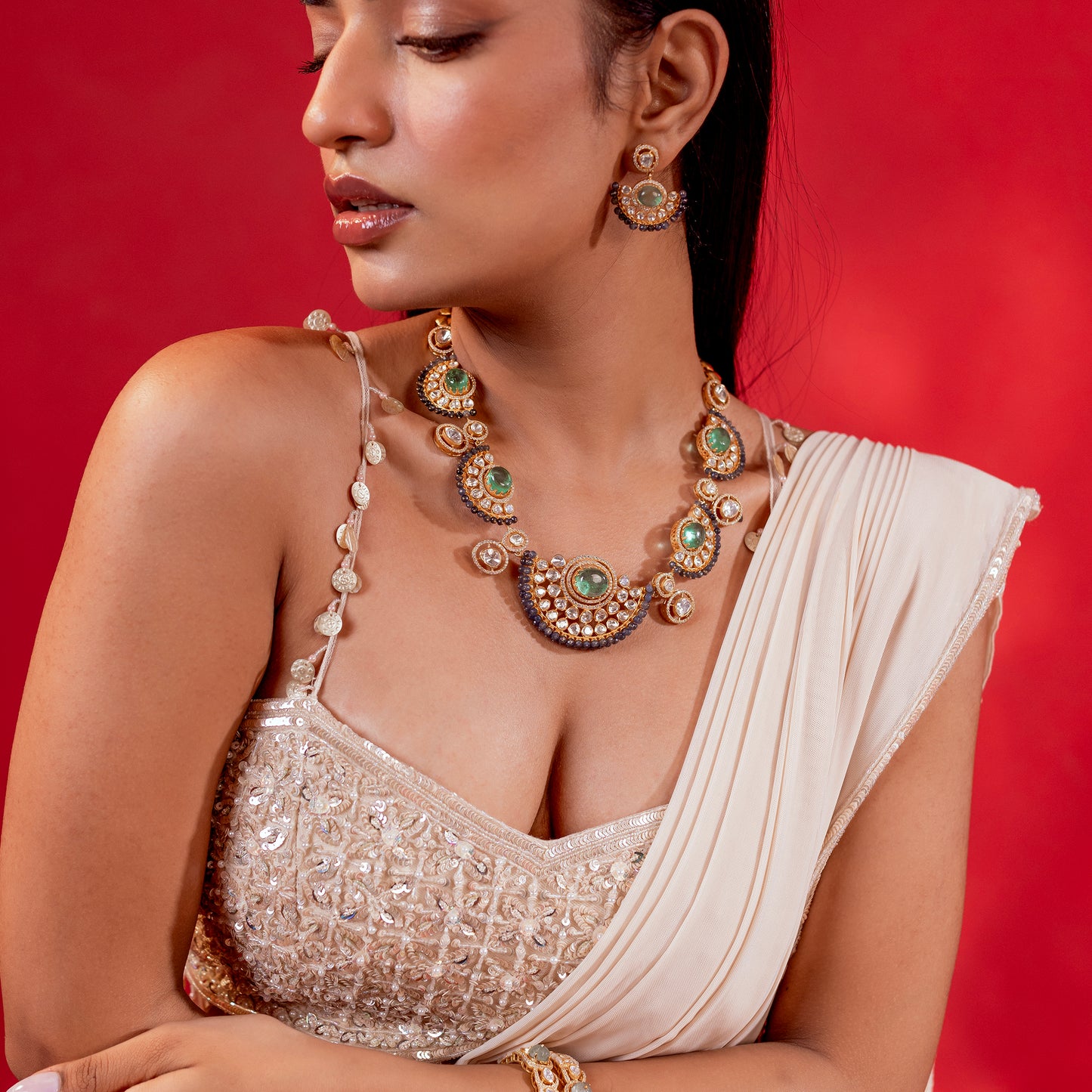 Revati Polki Necklace Set