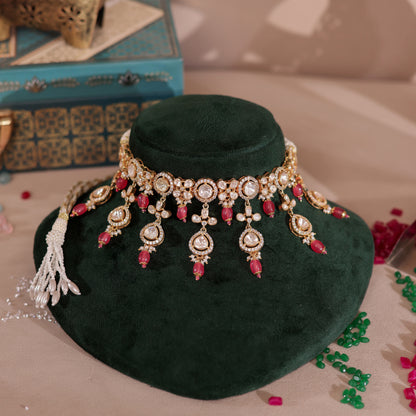 Sadhana Polki Necklace Set