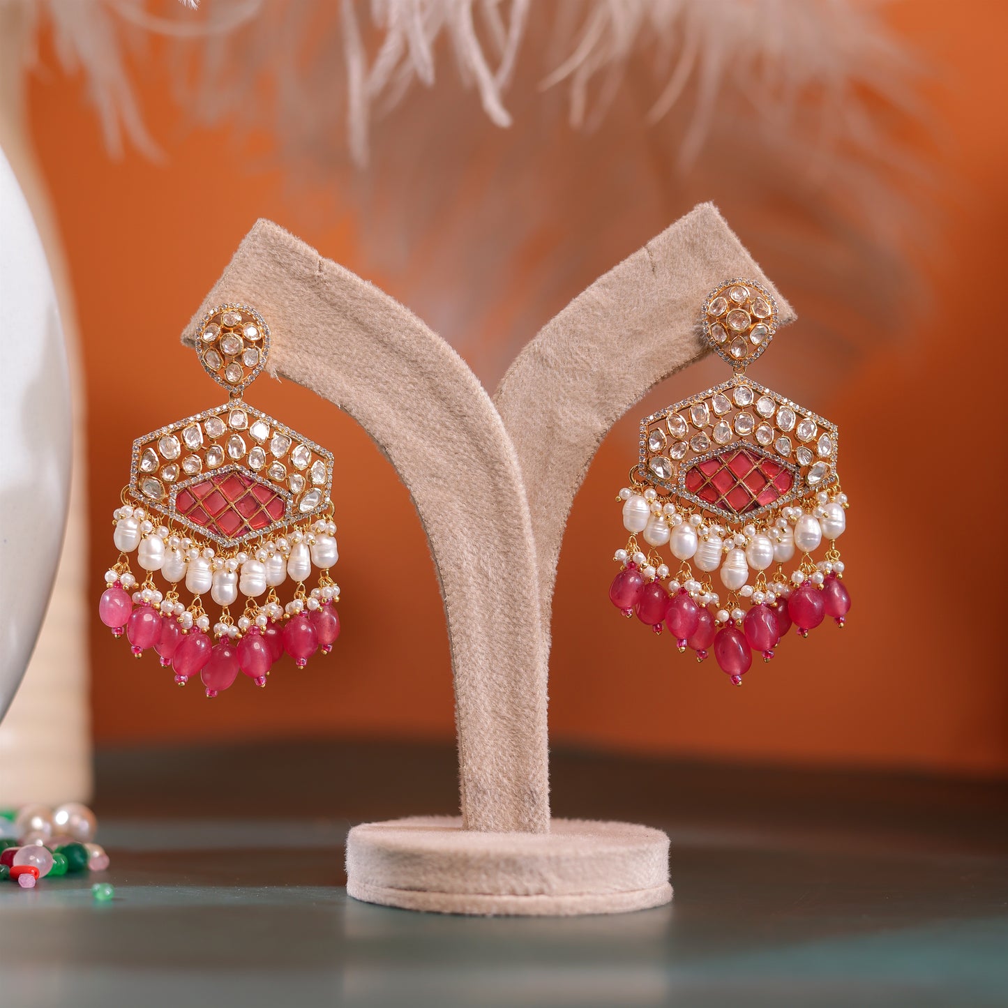 Aishwarya Polki Jhumkas